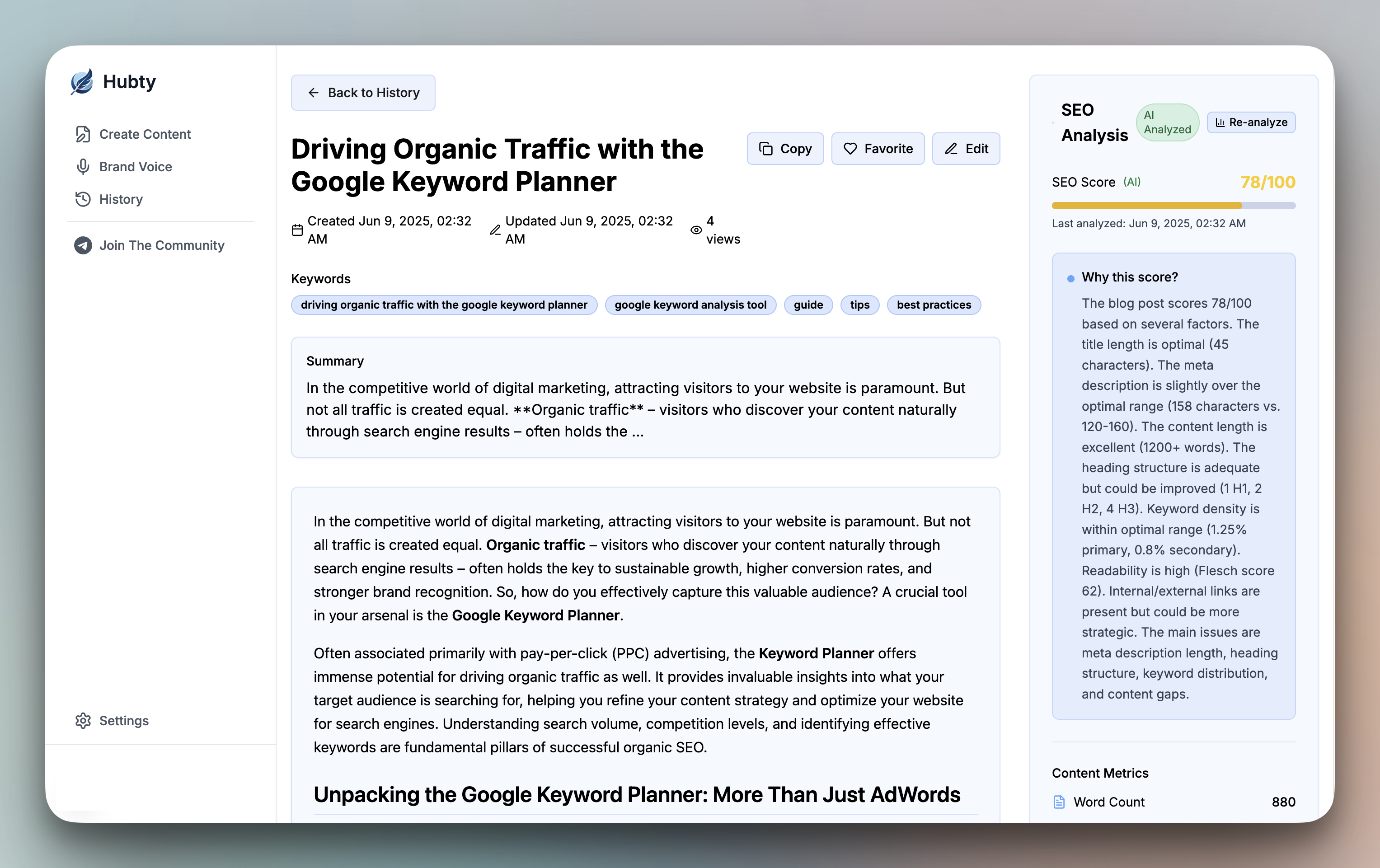 AI Content Strategist Platform